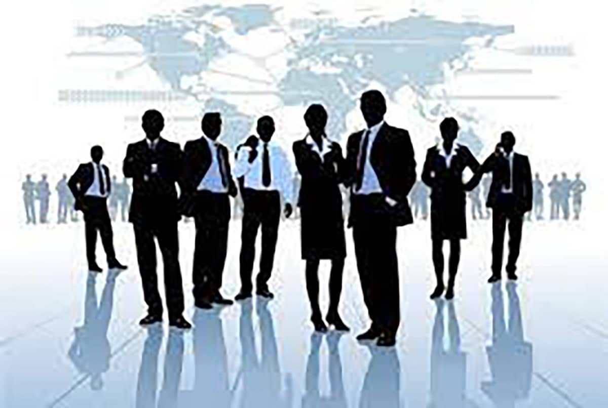 Business men and women